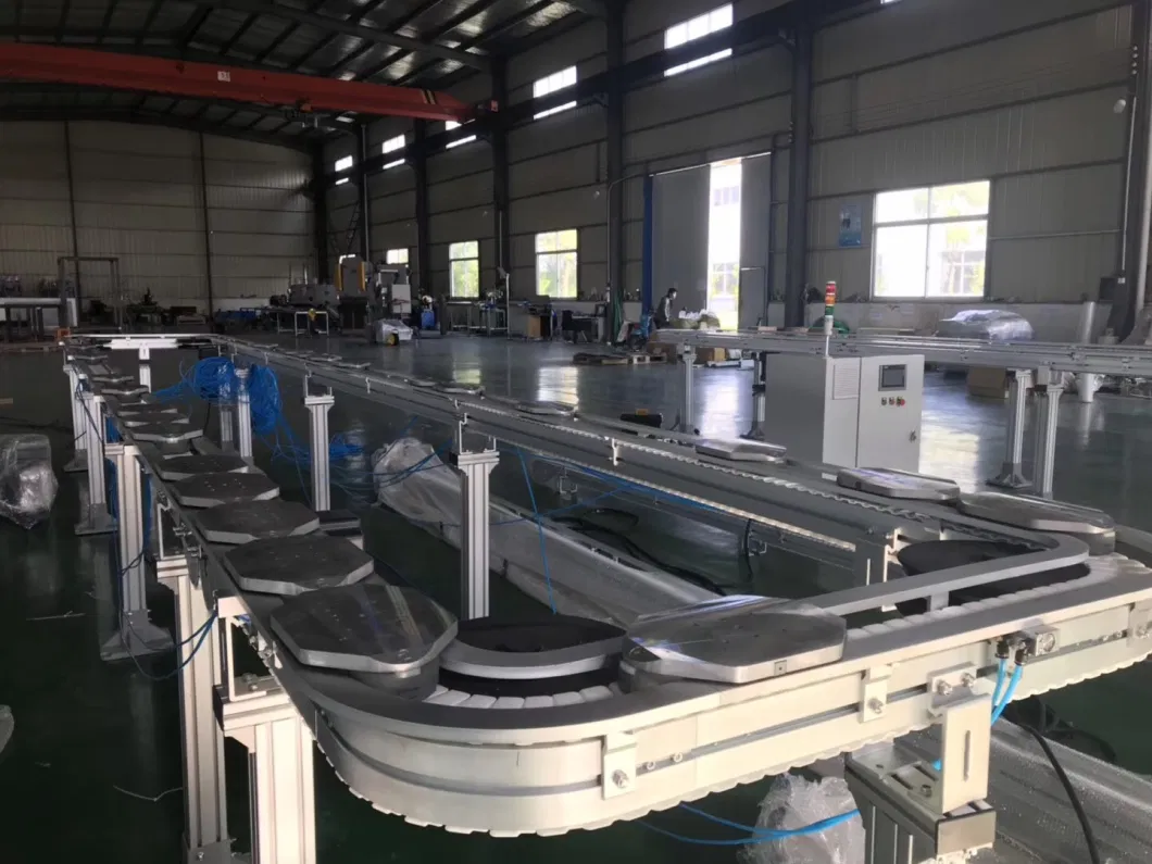 Vertical Slat Inclined Screw Chain Conveyor for Packages Boxes Bottles Automatic Transmission Line Water Factory Layout Design