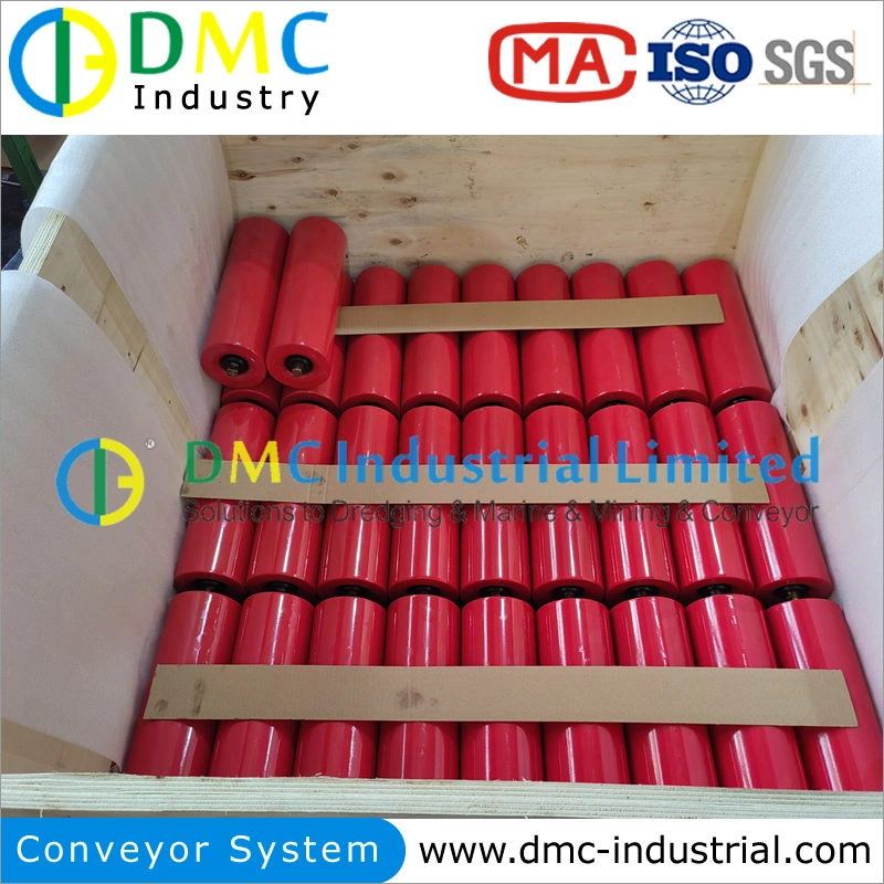 High Quality HDPE UHMWPE Carbon Steel Rubber PU PVC Urethane Stainless Drum Drive Pulley Wheel Spare Parts Conveyor Roller for Belt Conveyors