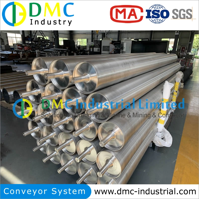 Industrial Equipment Steel Metal Rubber HDPE PVC Plastic Conveyor Roller Components Accessories