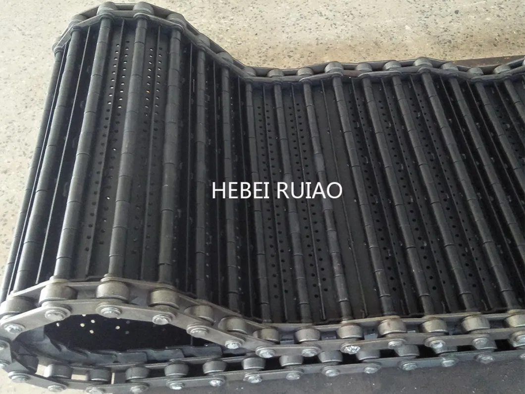 Slat Conveyor Transmission Chain Steel Plate Conveyor for CNC Machine Steel Chip Conveyor Belts