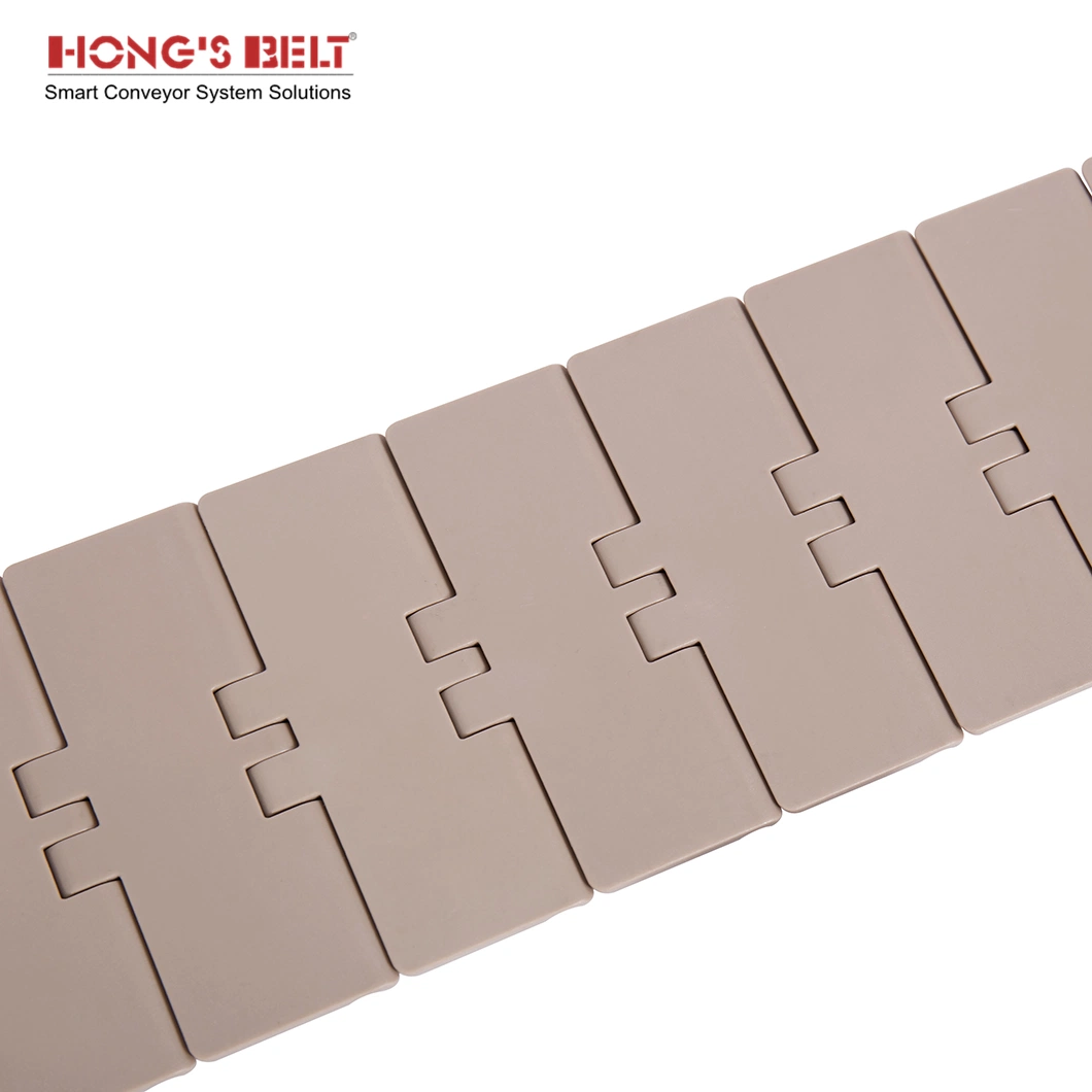 Hongsbelt HS-820-K400 Plastic Straight Running Flat-Top Chains Plasitc Conveyor Chain