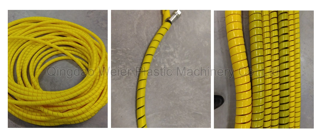 PP PE PA Spiral Wrap Hose Tube Protector Making Machine