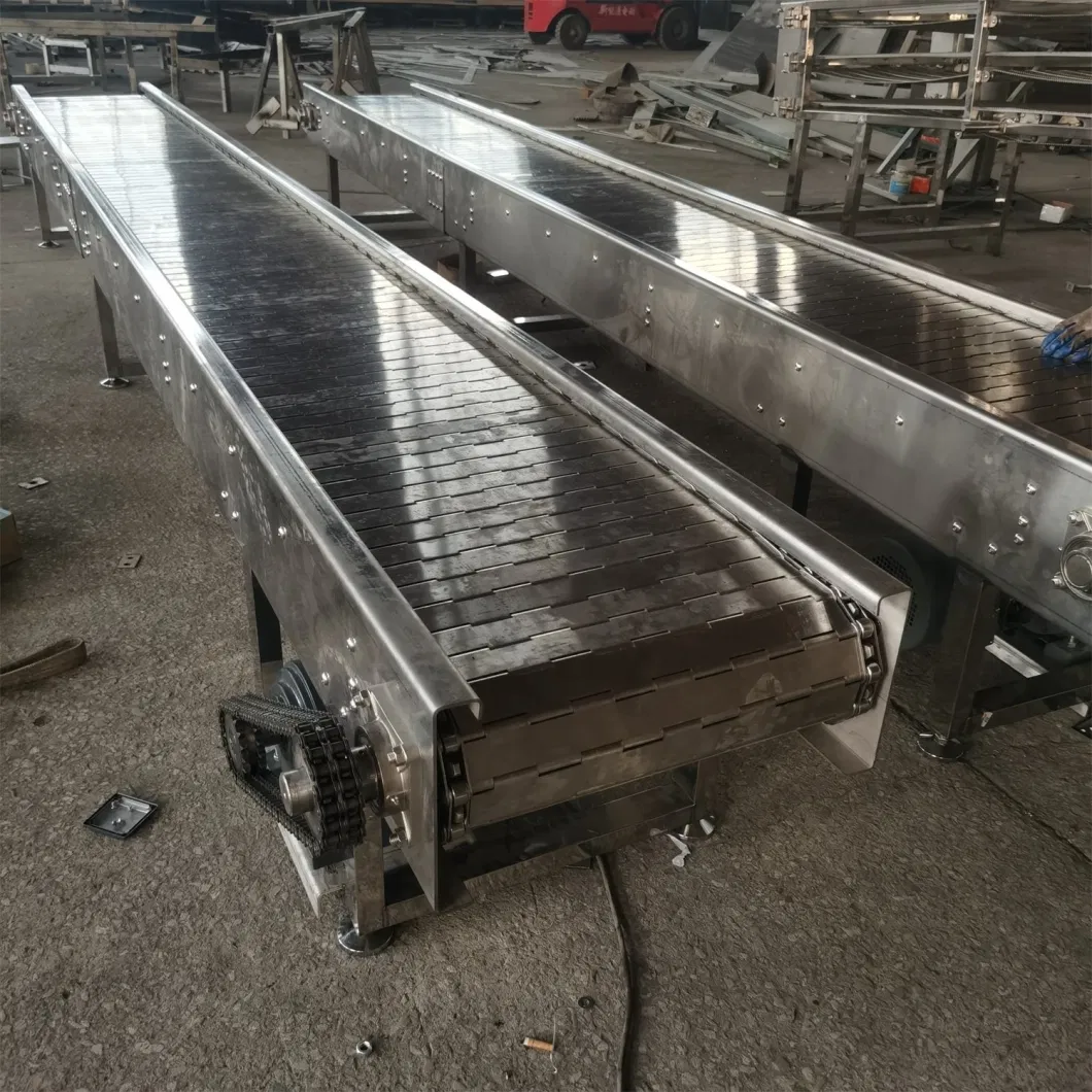 Stainless Steel Mesh Chain Turning Conveyor for Conveying Food