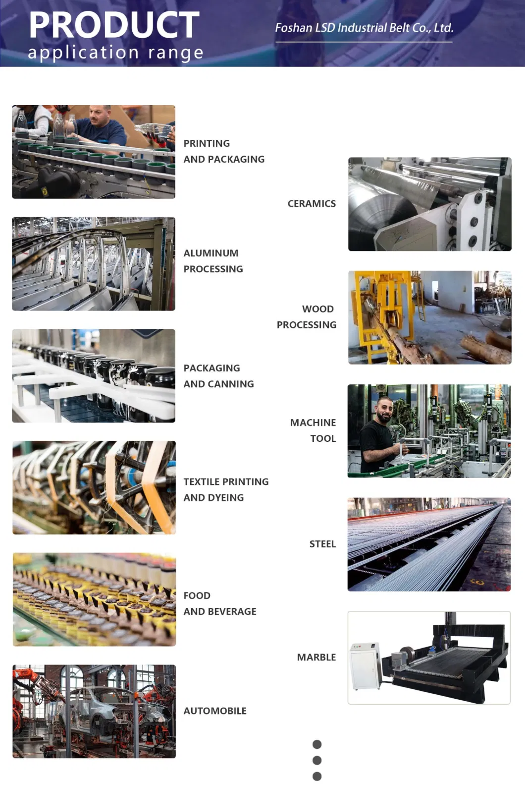 Factory Price PVC Belt Guide Black Conveyor Belt Guide