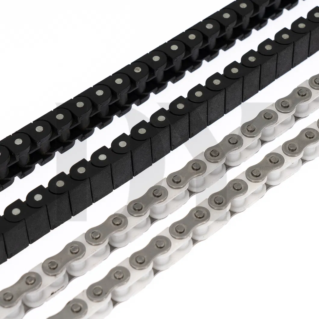 Special Stainless Steel Plastic Roller Chain with Attachment for Transmission