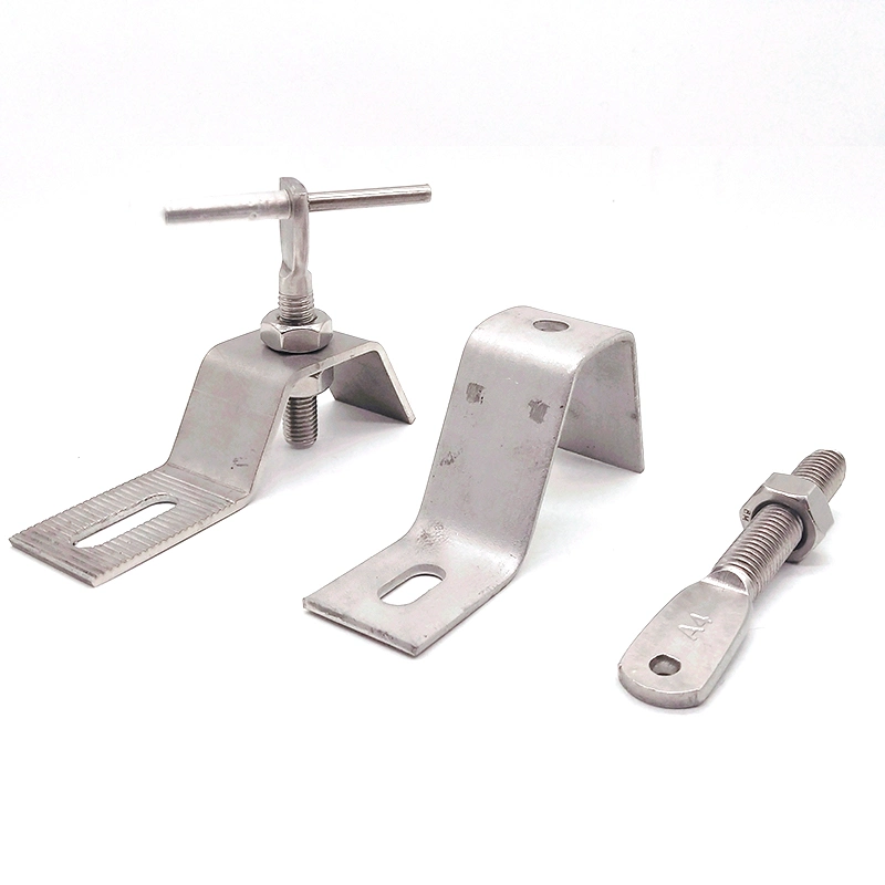 Stone Cladding Support System Fixing Marble Angle / Curtain Wall Bracket