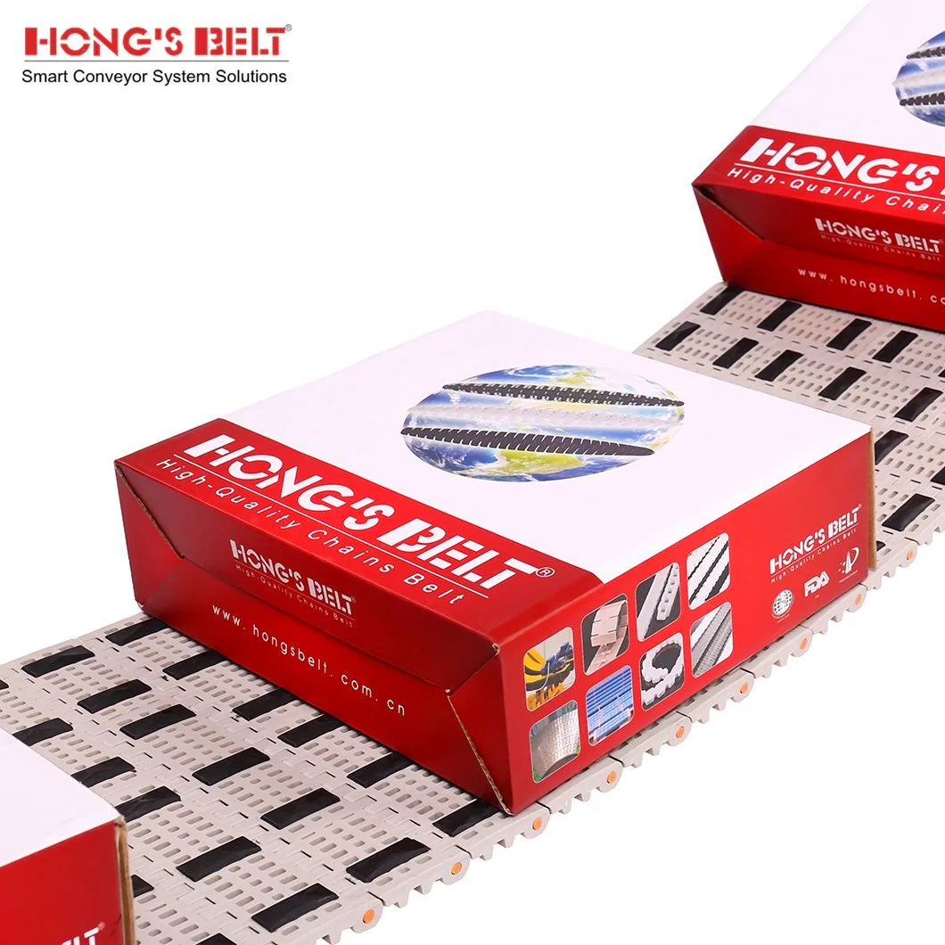 Hongsbelt Friction Top Modular Plastic Conveyor Belt for Inclined Conveyor
