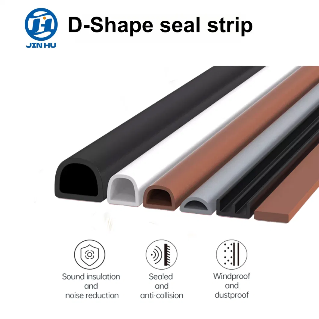 Car Door Seal Sound Insulation U Shape Rubber Car Weather Strip Moldings Side Protection Strip