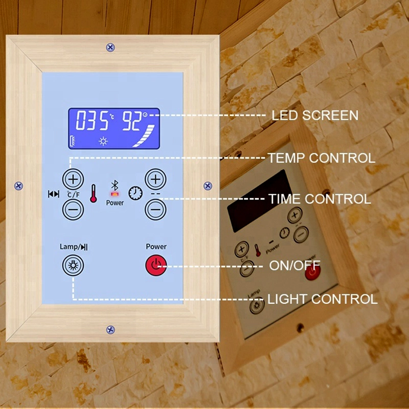 Top Sponsor Listing Luxury Dry Steam Sauna Room 2 Person Sauna