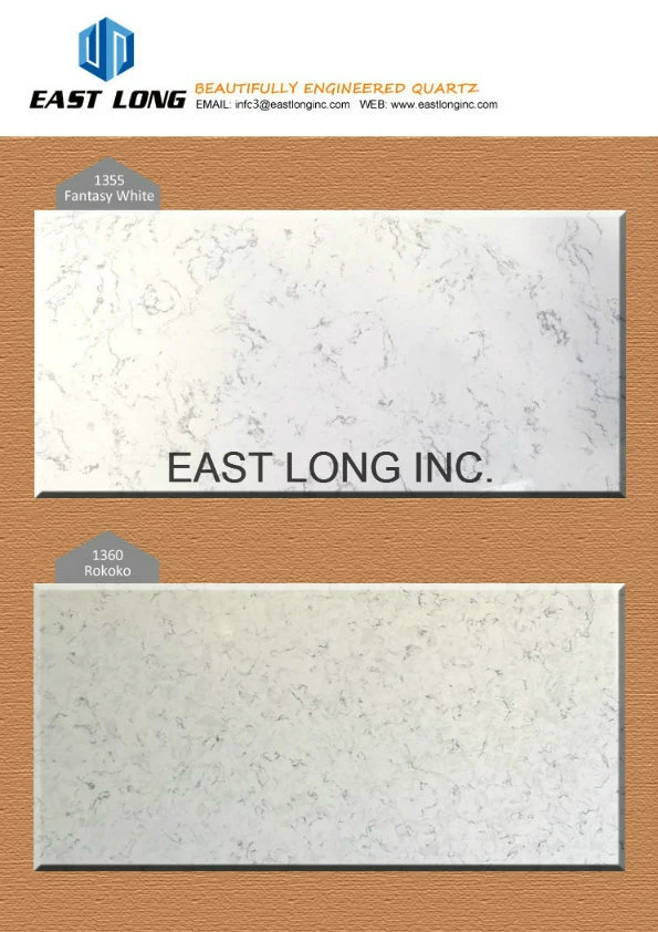 Hot Sale Artificial Quartz Stone Slab for Kitchen Countertop Marble Surface