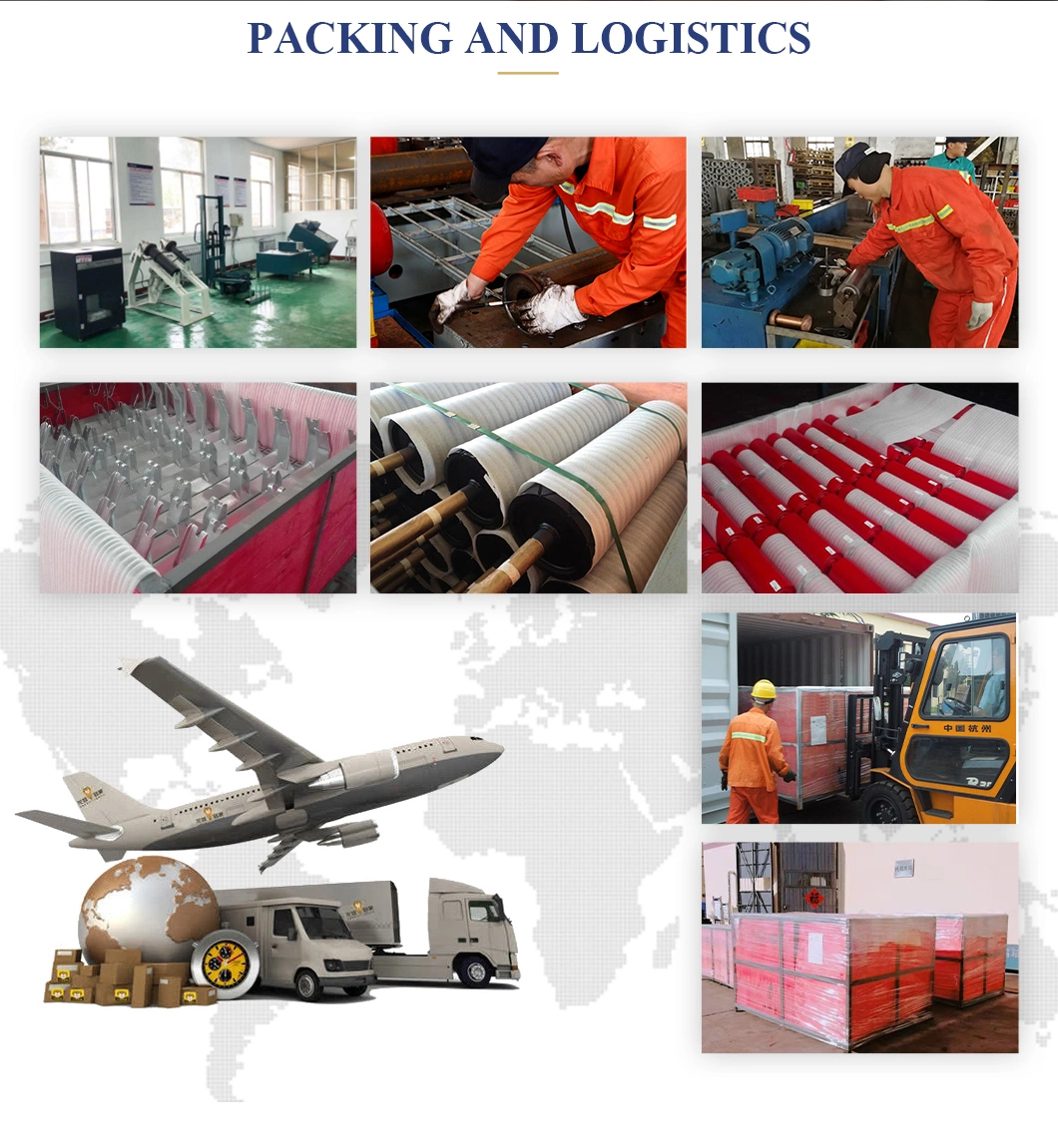 China Manufacture Heavy Duty Steel Rubber Coated HDPE Self Aligning Return Trough Carrier Conveyor Idler Roller Price for Mining Belt Conveyor System