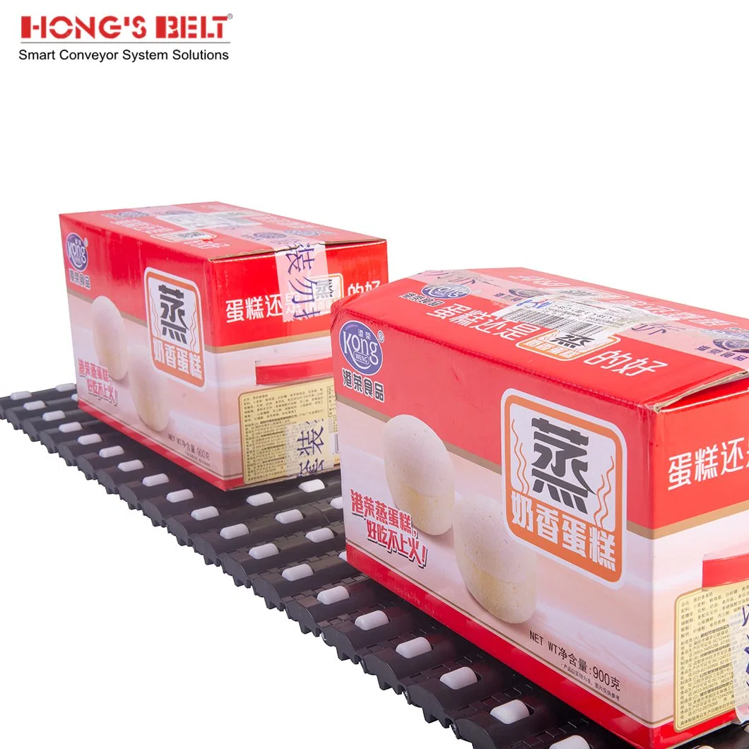 Hongsbelt Assembling Line Conveyor Belt Plastic Conveyor Belt for Warehousing Instead of Intralox Series 800 Roller Top