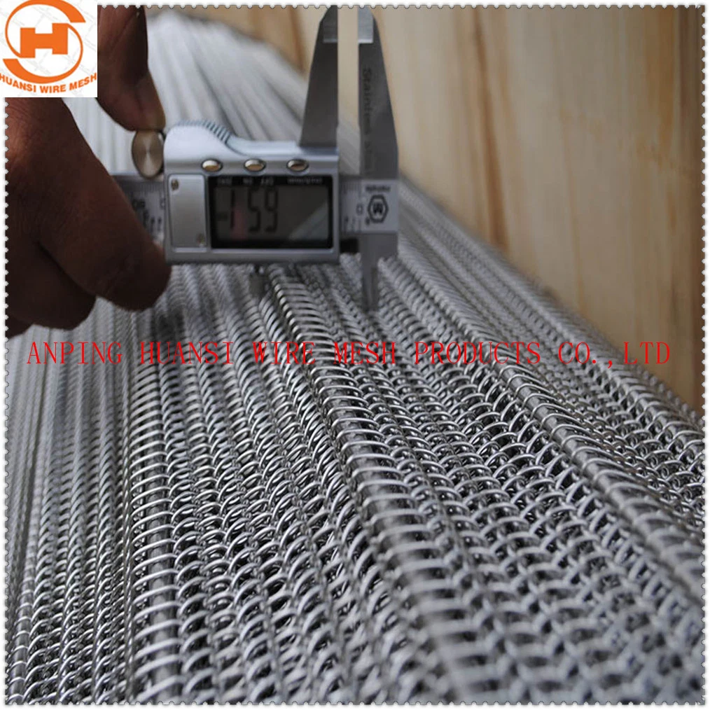 Food Grade Stainless Steel Honeycomb Wire Mesh Conveyor Belt for Food Cooling and Freezing