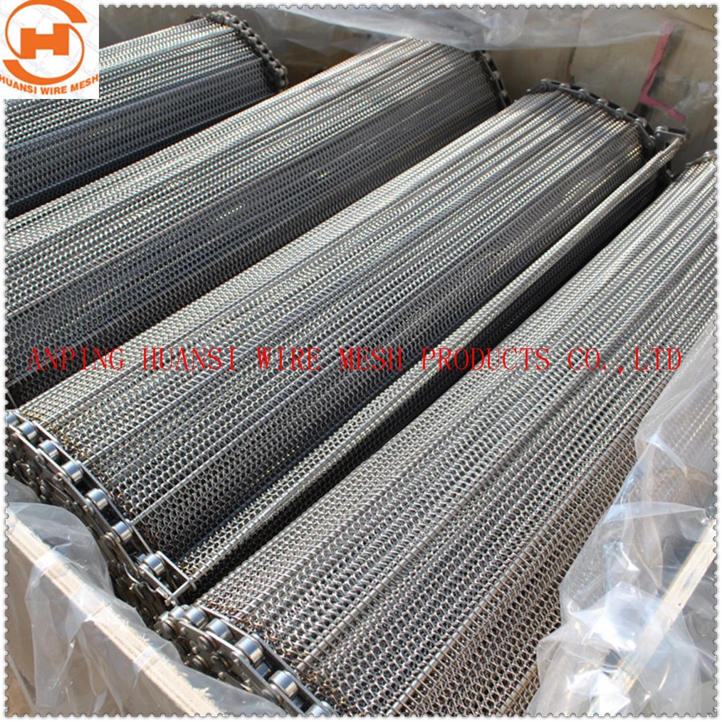 Food Grade Stainless Steel Honeycomb Wire Mesh Conveyor Belt for Food Cooling and Freezing