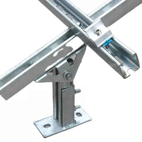 Q235 Adjustable Solar Mounting Racking / Structure / Bracket Base for Ground PV Panel Install