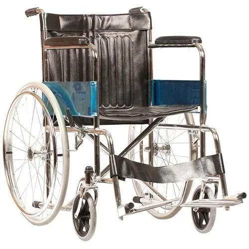 Highly Breathable Free Wheel Outdoor Wheelchair Manual Foldable