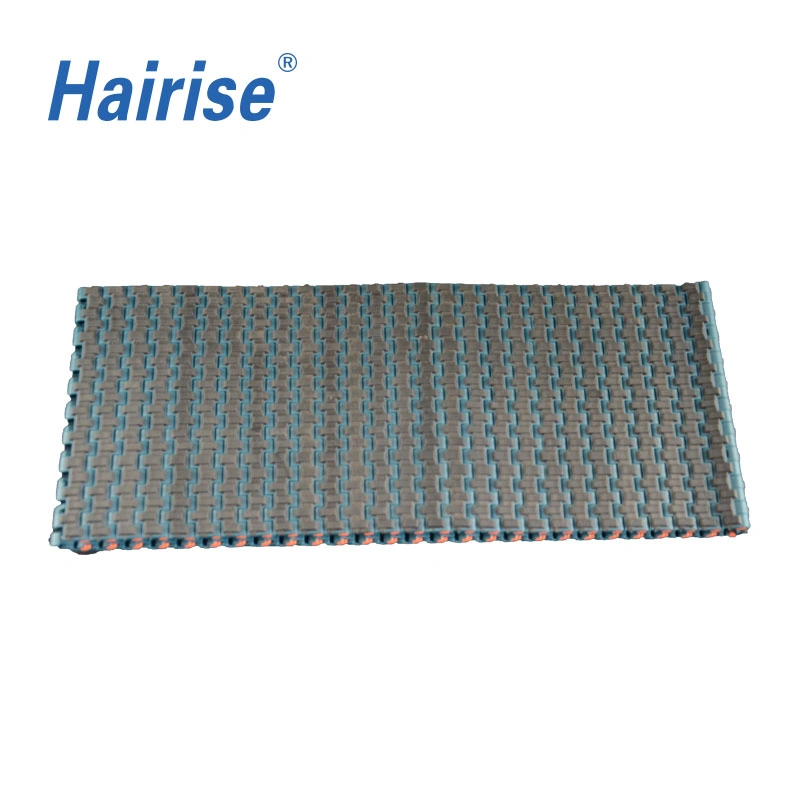 Anti-Skid Small Pitch Transmission Modular Conveyor Belt with Rubber (Har1505)