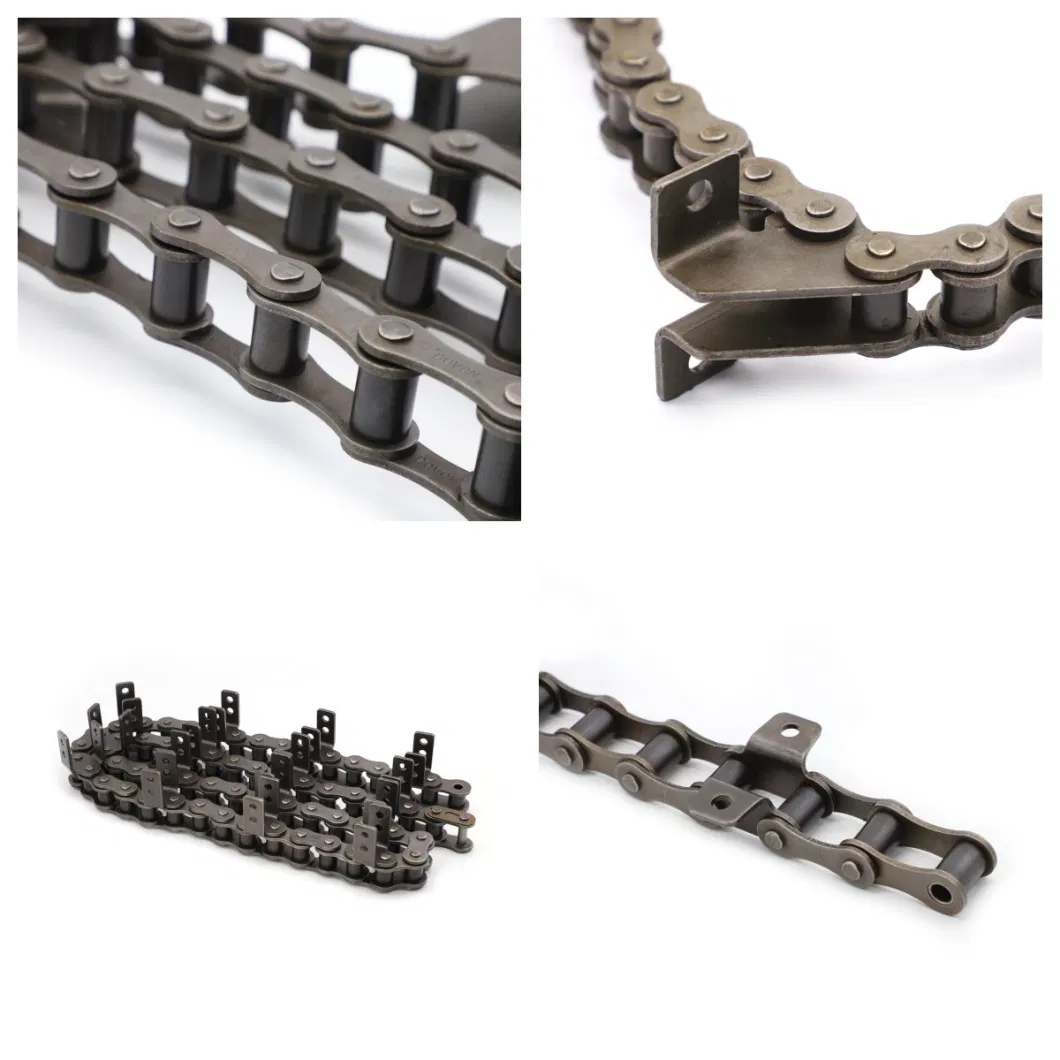 Customized 50 Alloy Steel Short Pitch Transmission Bush Double Flex Chain Drive Chain