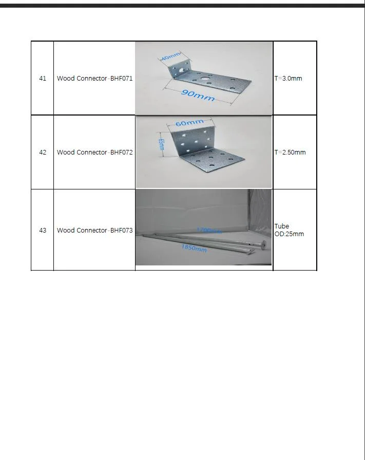 China Factory Metal Stamping Connecting Steel Brackets Joist Hanger Hardware Metal Connecting Wood Brackets for Construction