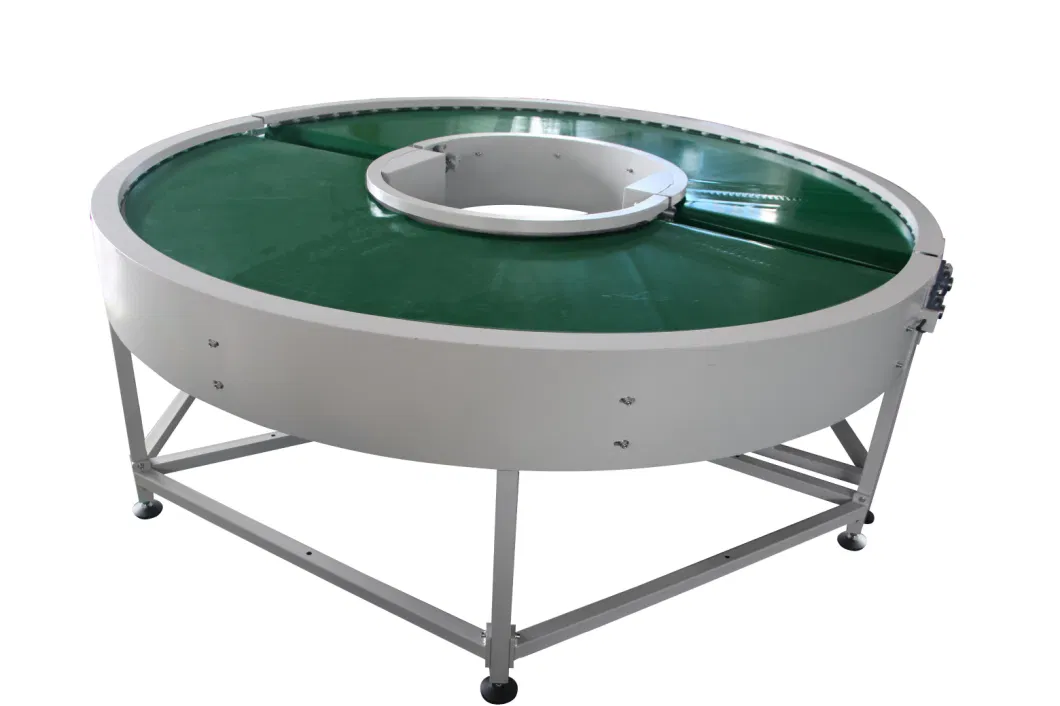 Curved Belt Conveyor Industrial Flat PVC Belt Line Turning Curved Conveyor Machine Assembly Equipment