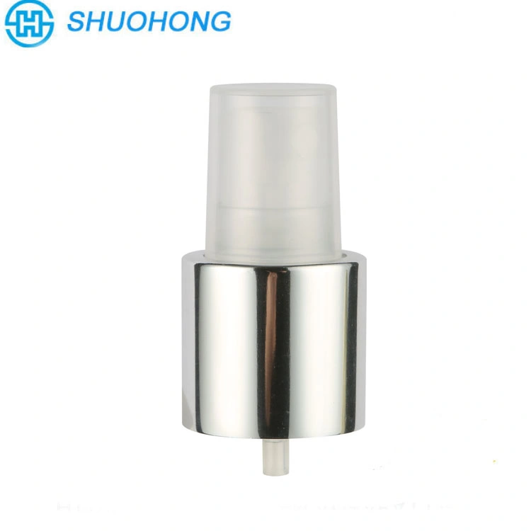 High Quality 18mm Gold Aluminium-Plastic Fine Mist Spray Pump Head for Perfume Essential Oil Bottle Cosmetic Packaging