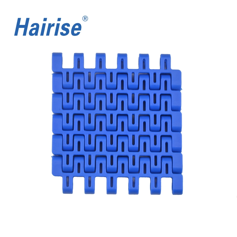Hairise 7120 Flush Grid Small Pitch Conveyor Belt with CE Used for Package &amp; Logistic Industry