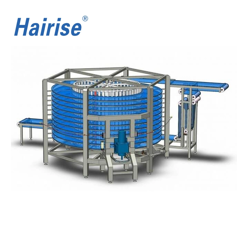 Hairise Modular Belt Spiral Conveyor Wtih FDA&amp; Gsg Certificate