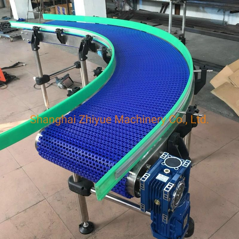 Zy3800fg Plastic Radius Conveyor Modular Belts for Food Industry