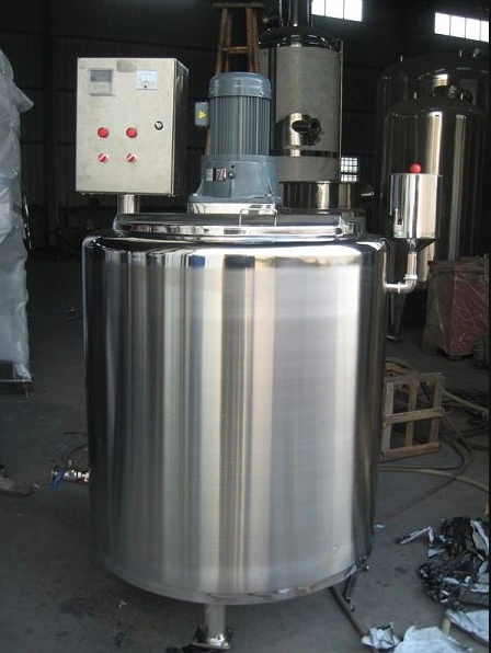 304 316 Sanitary Stainless Steel Heating Mixing Vat for Food Industry