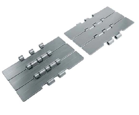 Monorey Chains 802 Series Stainless Steel Slat Top Chains-Double Hinge for Flat Top Conveyor