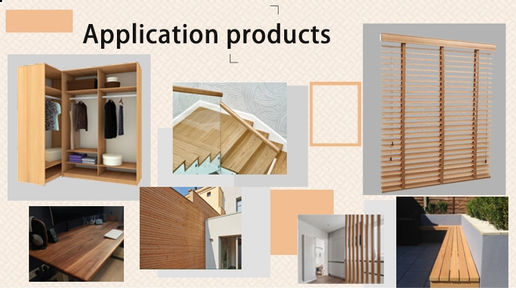 Wooden Slats Alternative Louver Stiles Frames Window Shutters Components