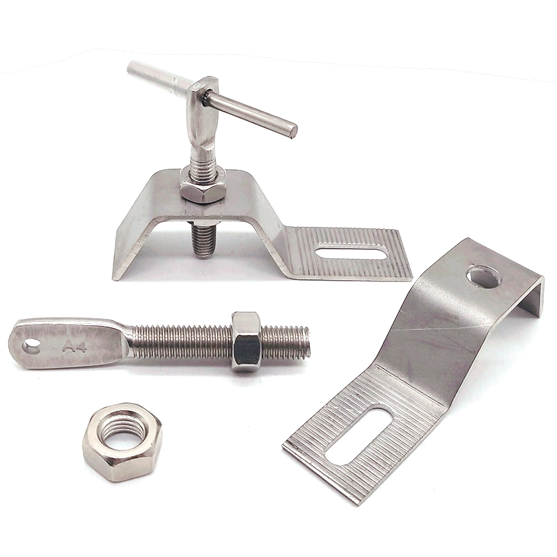 Custom Wall Cladding Clamp Stainless Steel 304 316 Z Bracket for Stone Cladding