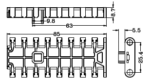 1000 Flat Top with Positrack Modular Plastic Conveyor Chain Belt for Beverage-Packaging Production Line