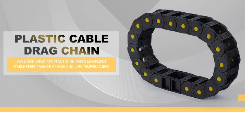 Plastic Cable Bracket for Flexible Track Cable Trough Bridge Drag Chain Guide Rail Chain Manufacture