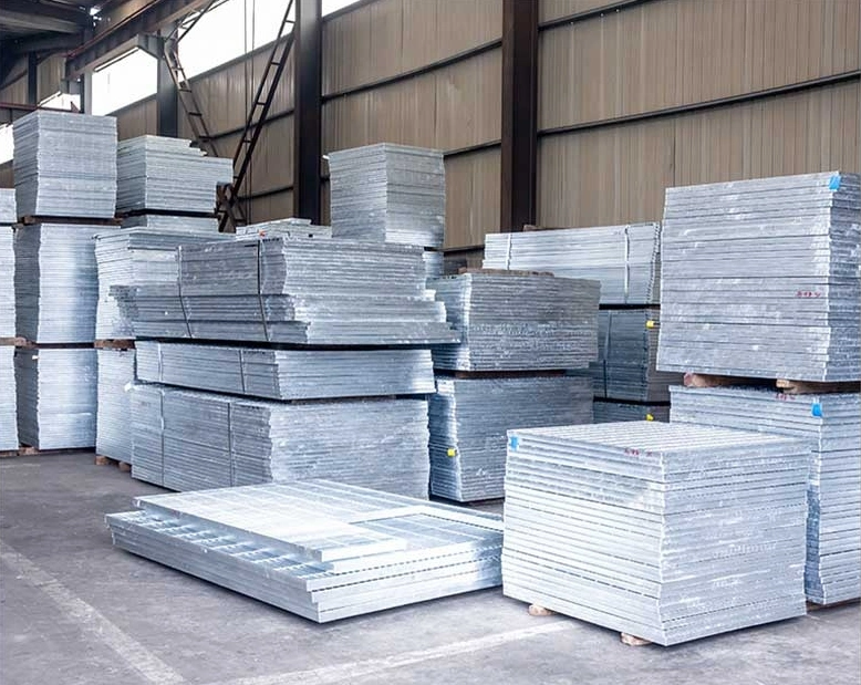 China Galvanized Steel Grating Weight Steel Grating Price / Steel Open Grid Flooring Steel Grating