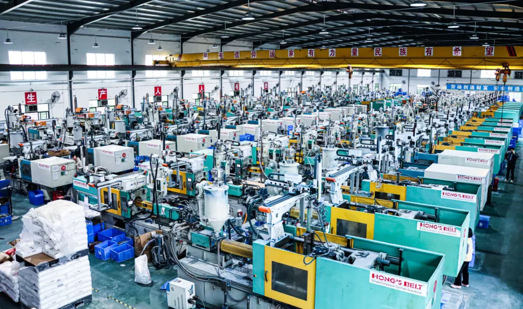 Hongsbelt Square Friction Top Plastic Modular Belt Manufacturers for Inclined Conveyor