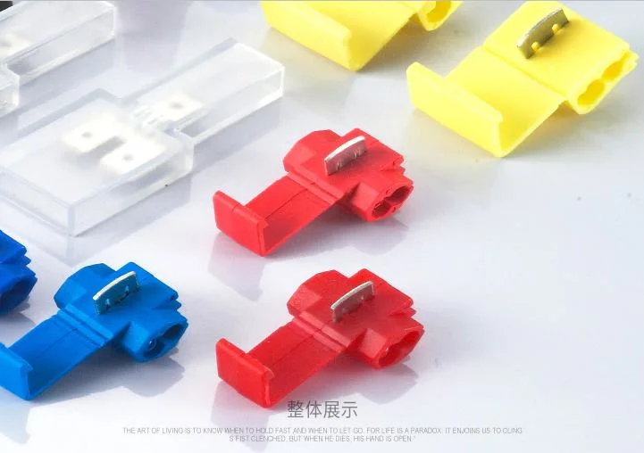 T Type Wire Electrical Cable Connectors Quick Splice Crimp Terminal Fast Connecting Joints