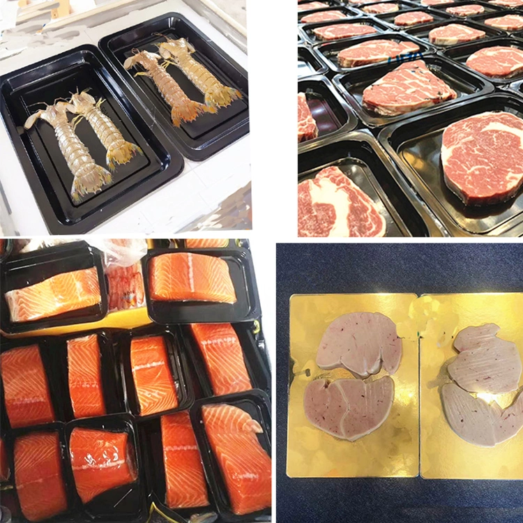 Easy Operated Seafood Meat Food Packing Manual Vacuum Skin Packaging Machine