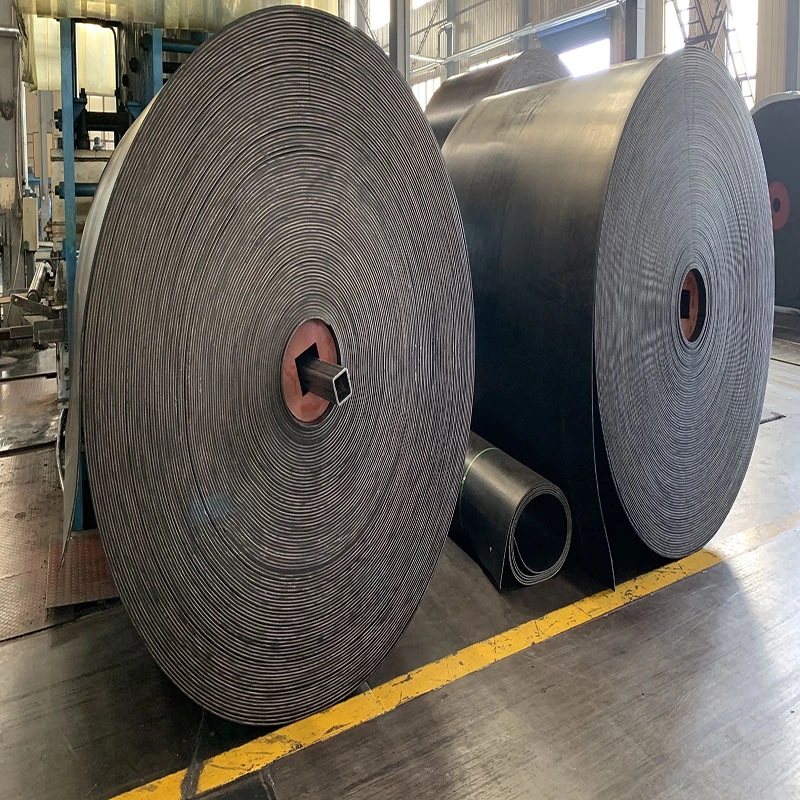 High Quality Customized Multi-Ply Black Smooth Top Cover Rubber Conveyor Belt Transmission Belt Ep630/5