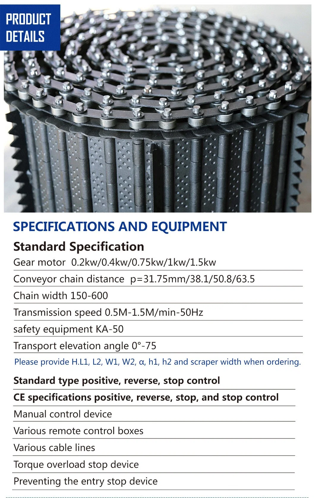 Fully Automatic Small Lifting Chip Conveyor Screw Conveyor Magnetic Chip Conveyor