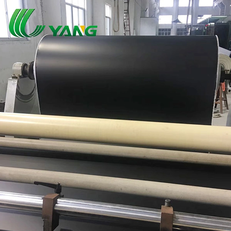 Factory Direct Glossy Top Smooth Surface Wear Resistant Black PVC Conveyor Belt for Logistics