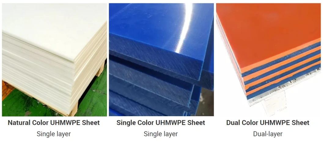 Cut-to-Size Colored Single/Dual Layer Wear Resistant UHMWPE Strips