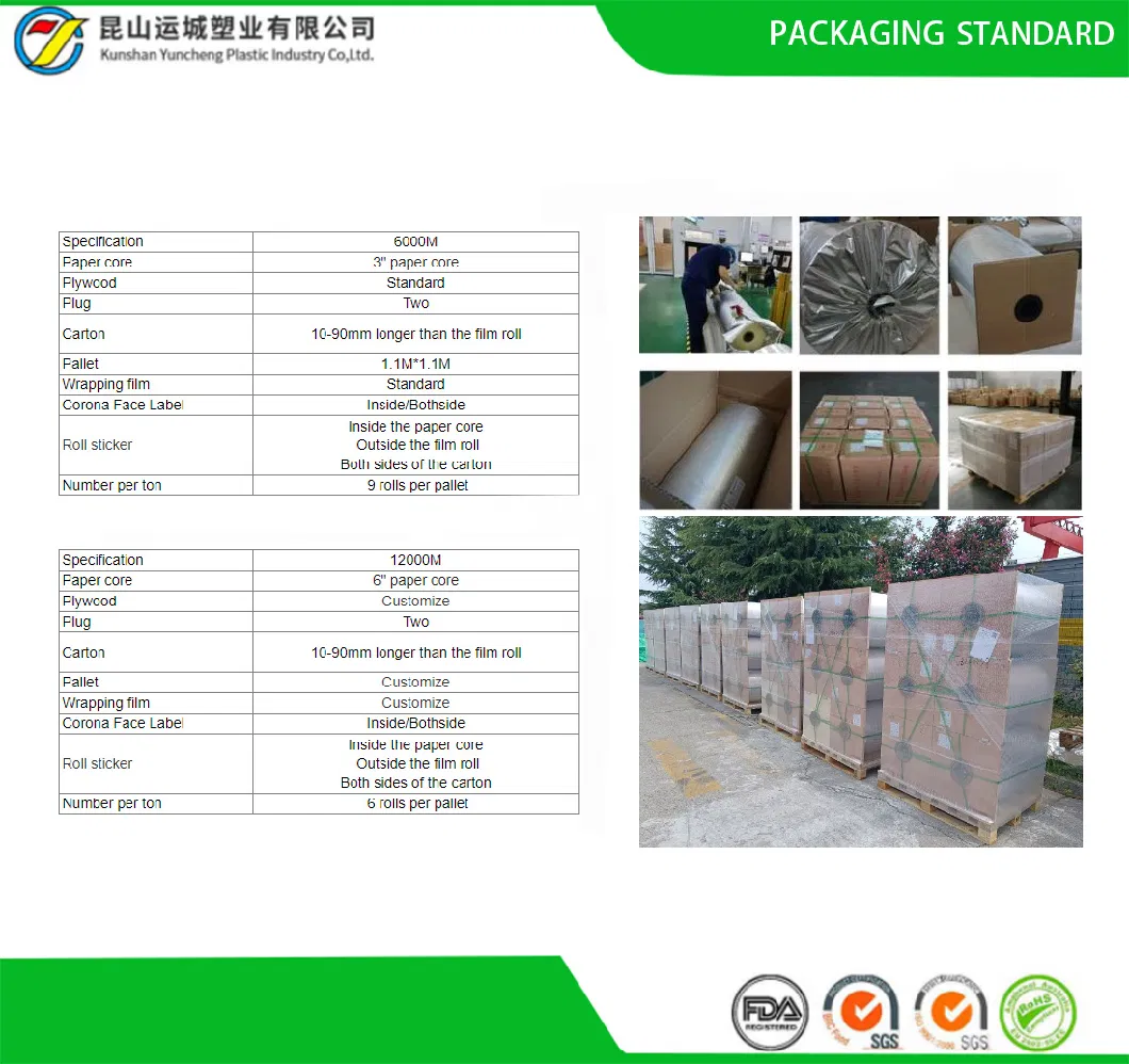 Biaxially Oriented Nylon for Fresh Meat Seafood Food Plastic Packaging