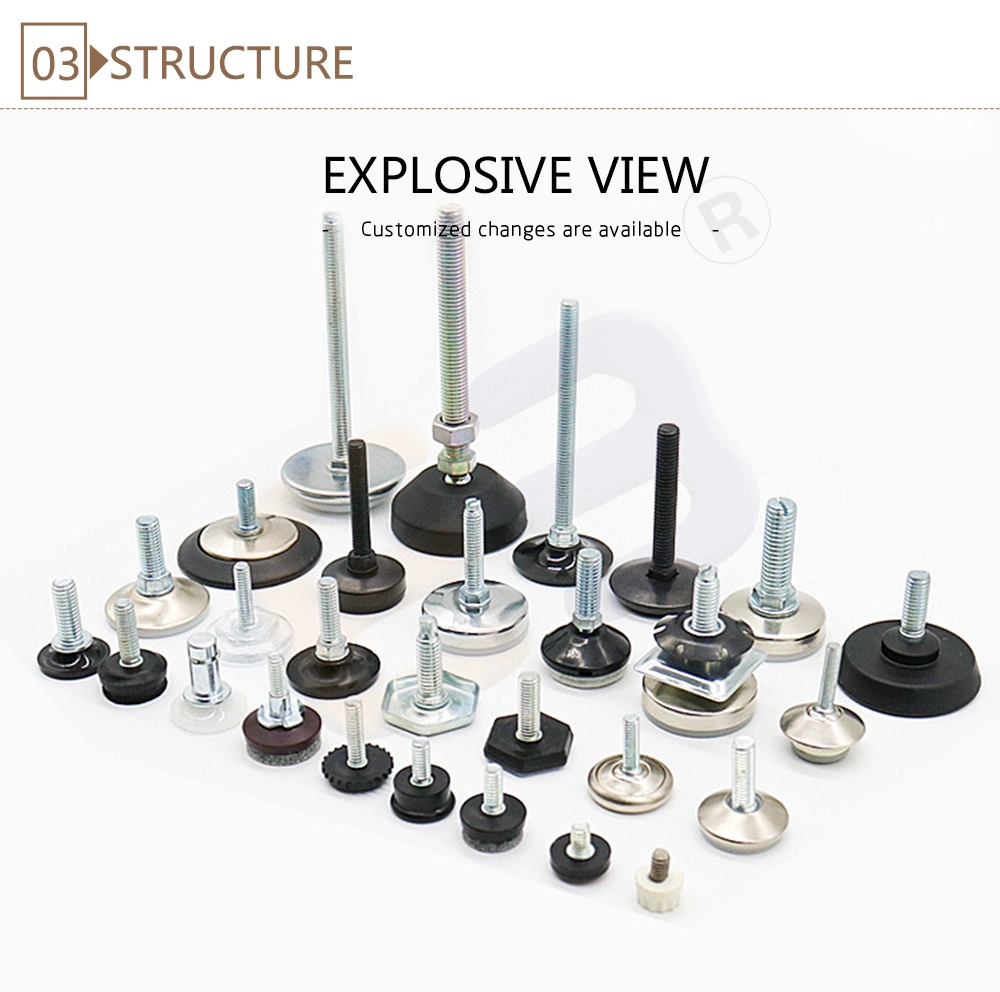 Rack Adjustable Leveling Feet for Network Server Cabinet