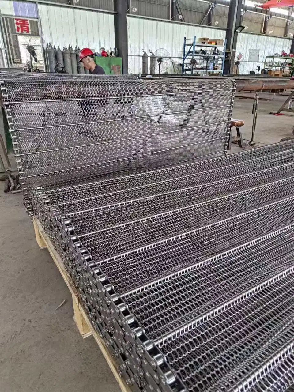316L Wire Mesh Conveyor Belt Woven for Conveyor Ss330 High Temperature Annealed