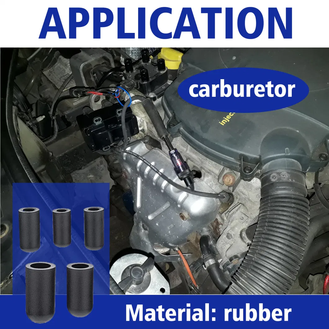 Rubber Vacuum Cap Assortment Hose Caps Kit for Carburetor Manifold