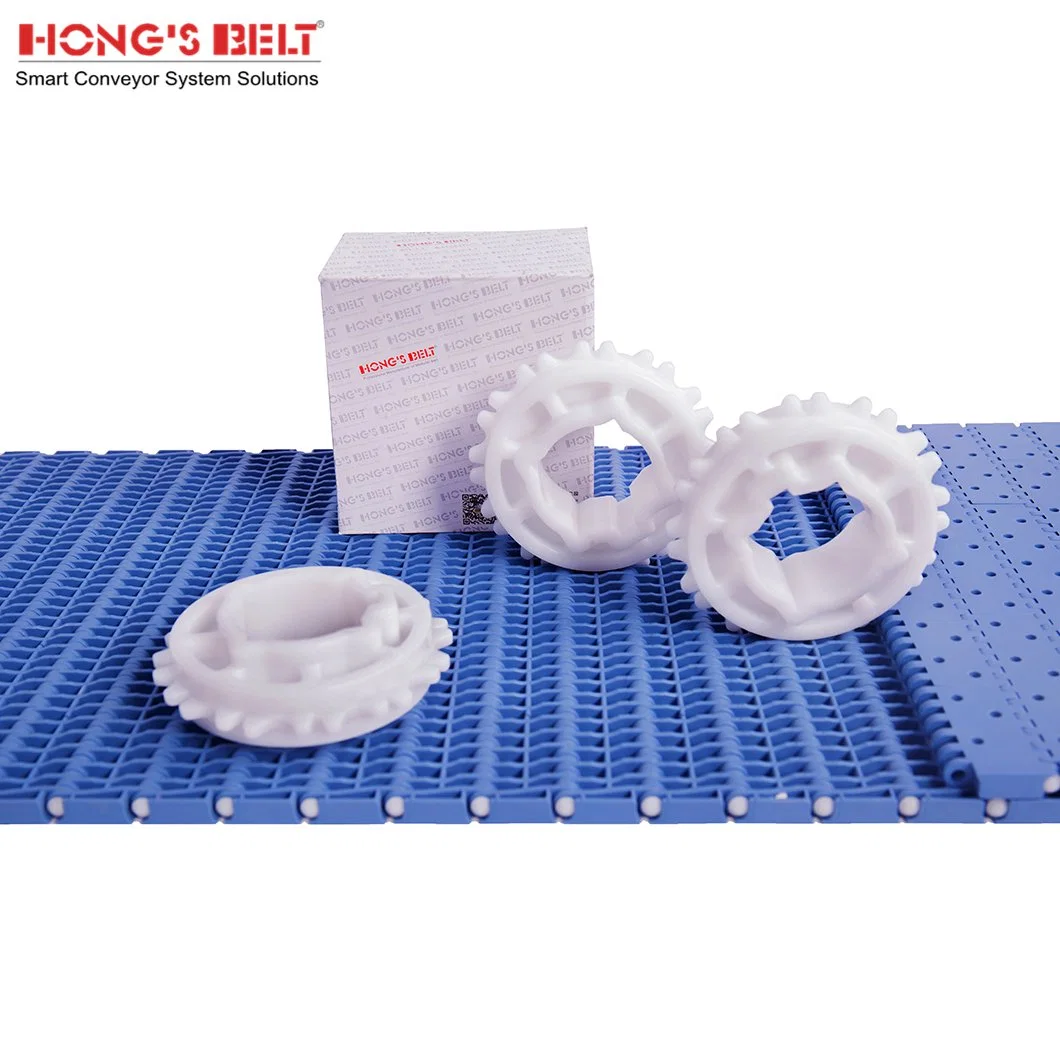Hongsbelt Perforated Flat Top Belt Conveyor Supplier Modular Belting Manufacturers for Can Making