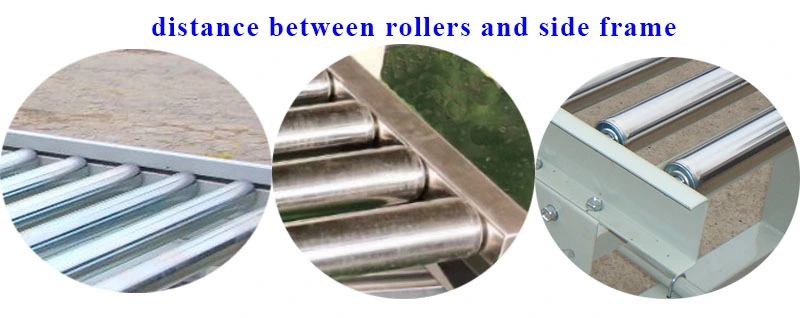 Stainless Steel Motorised Gravity Roller Conveyor Table for Pallet Carton Box Crate