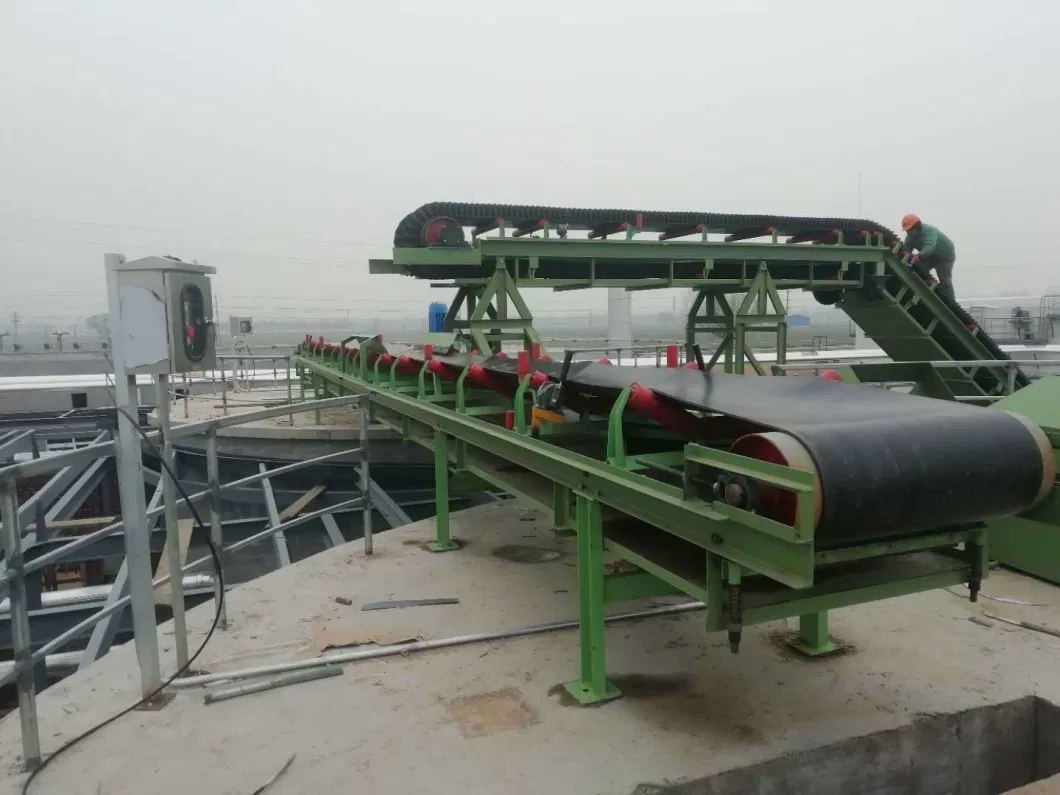 Professional Custom Economic Mobile Truck Loading Unloading Rubber Belt Conveyor Machine System Made in China