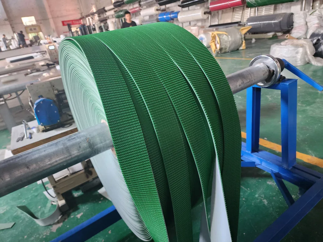 Anti-Slide Anti-Static Super Grip Rough Top PVC Conveyor Belt